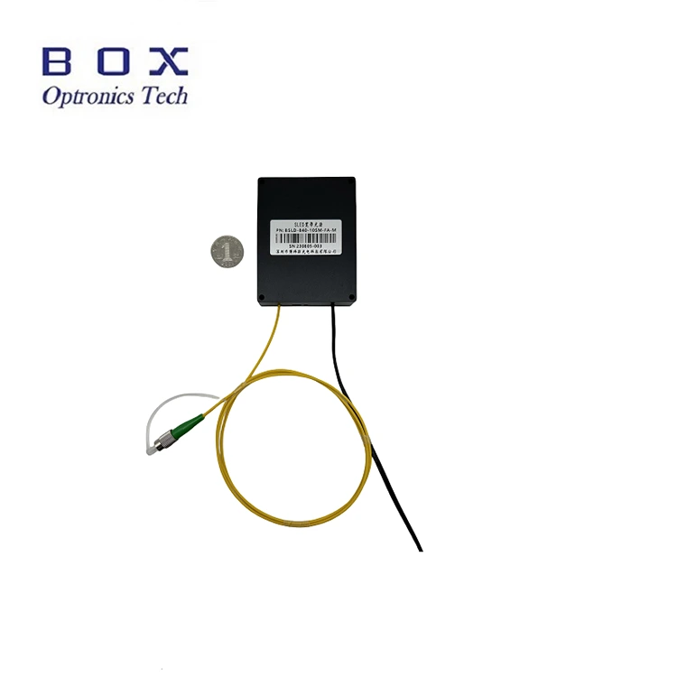 840nm 20mW SLED Broadband Light အရင်းအမြစ်